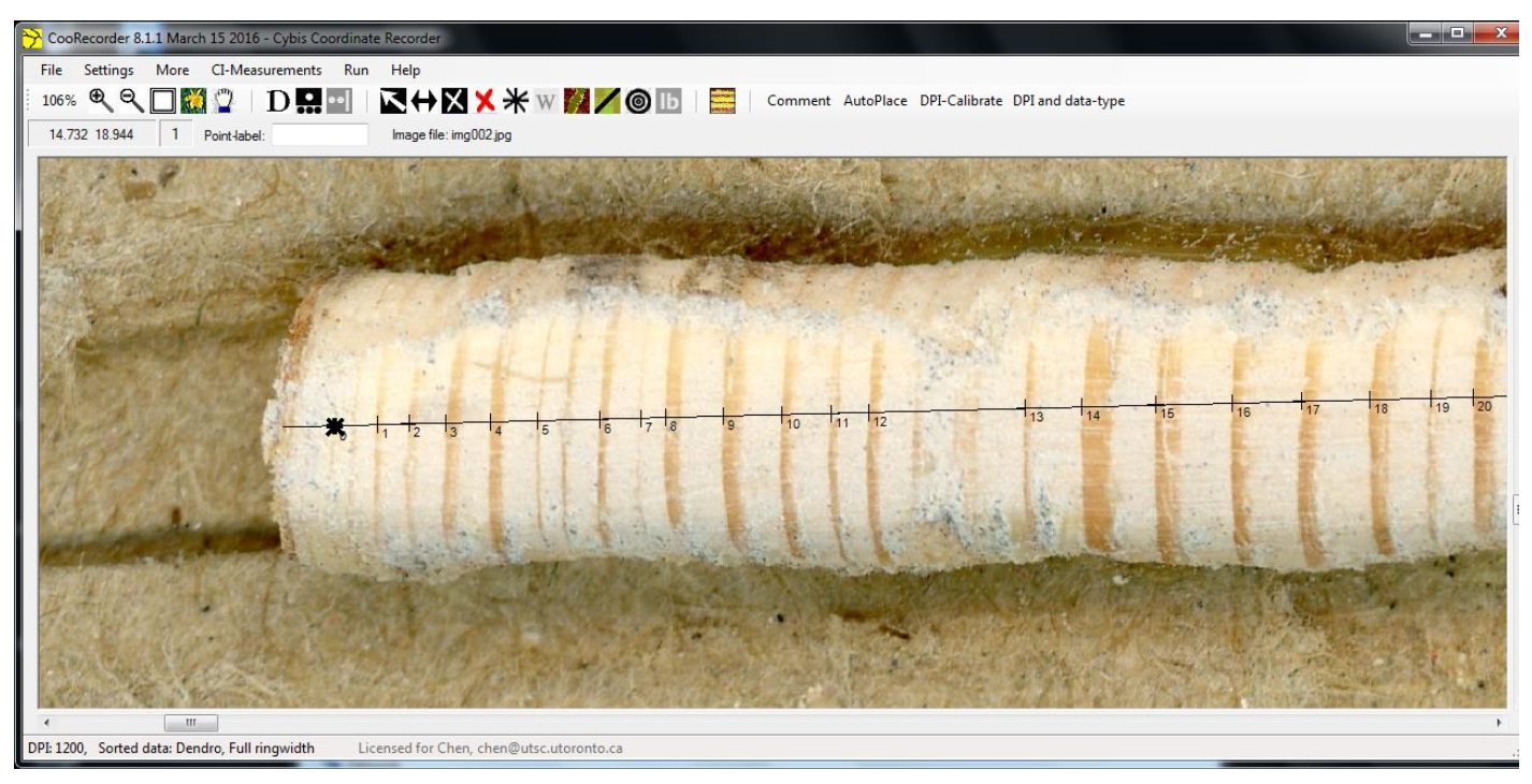 Correction of tree ring order.