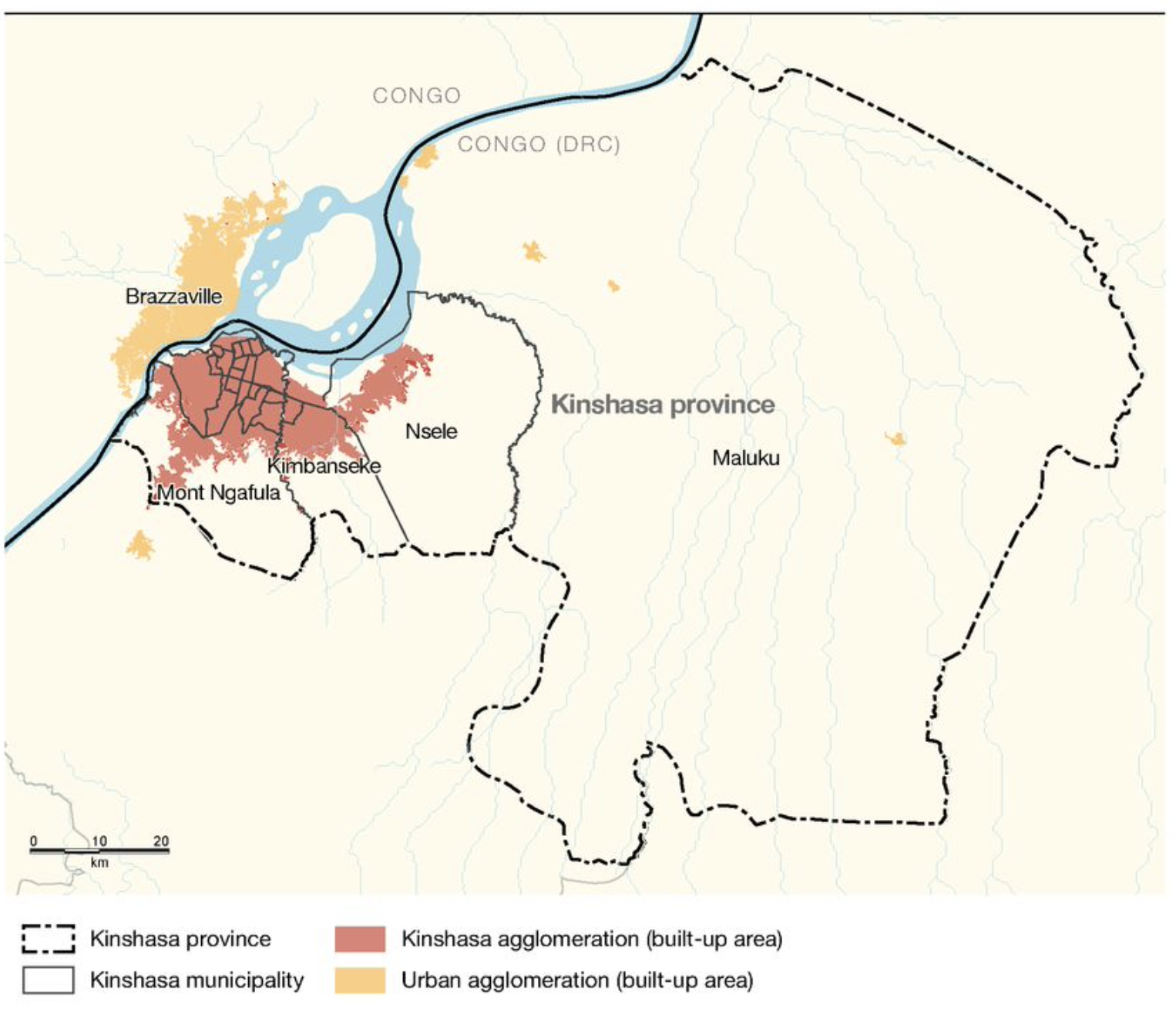 Kinshasa, the City-Region Source: OECD (2020)
