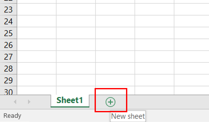 Een nieuw werkblad  maken binnen een Excelbestand