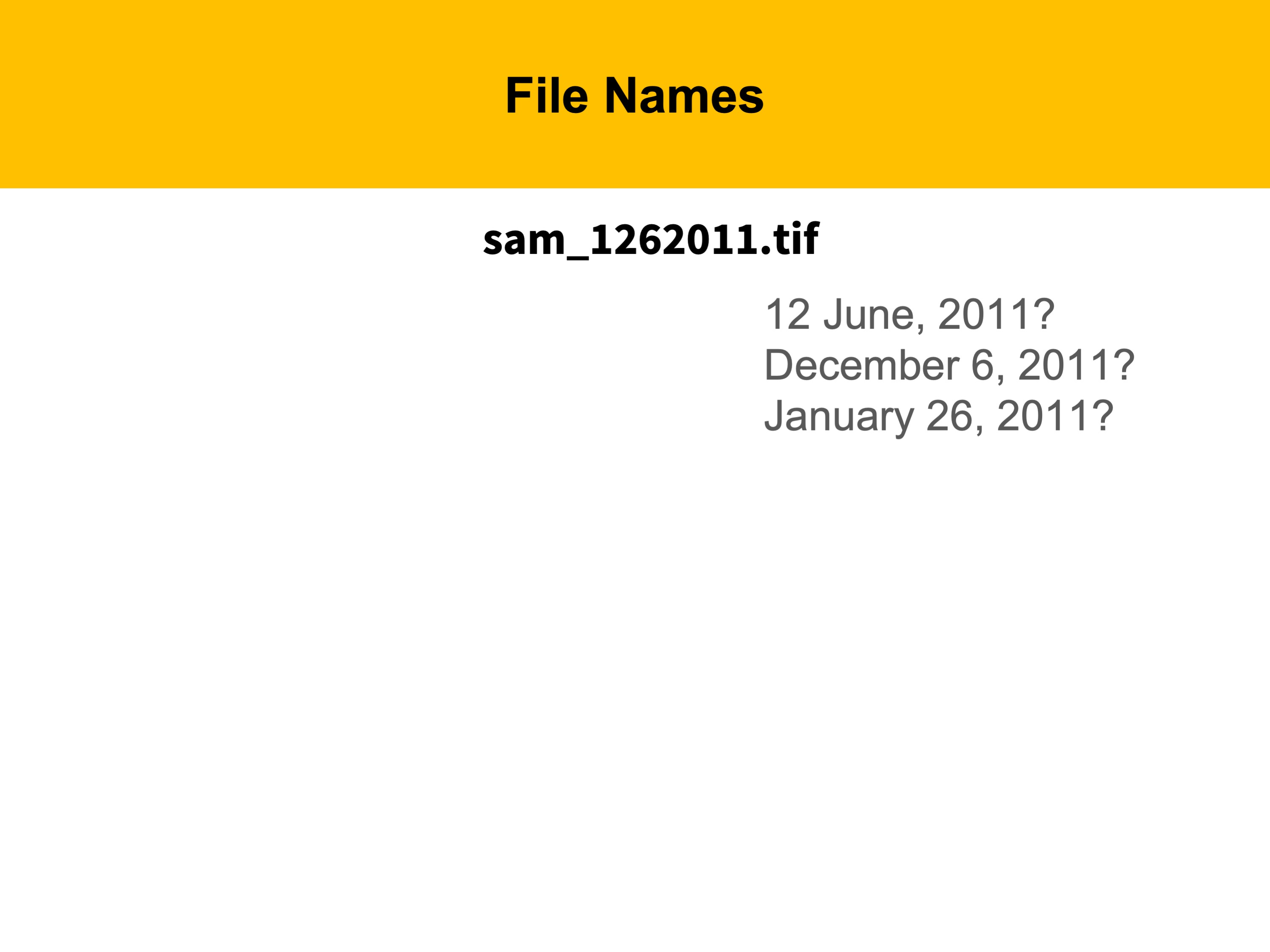 3.4 File Organization  T32 Working with Data Training