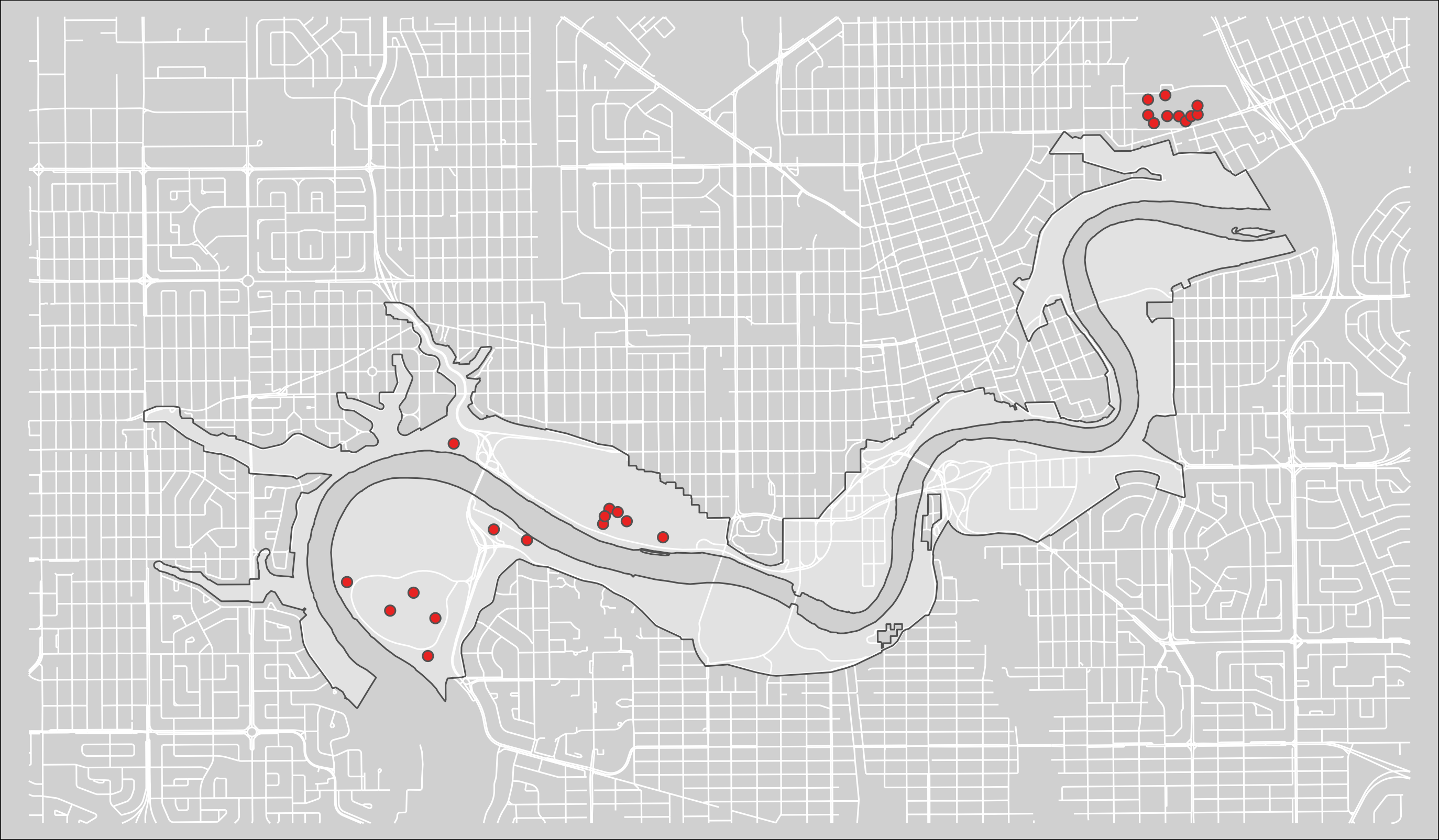 Picnic sites.