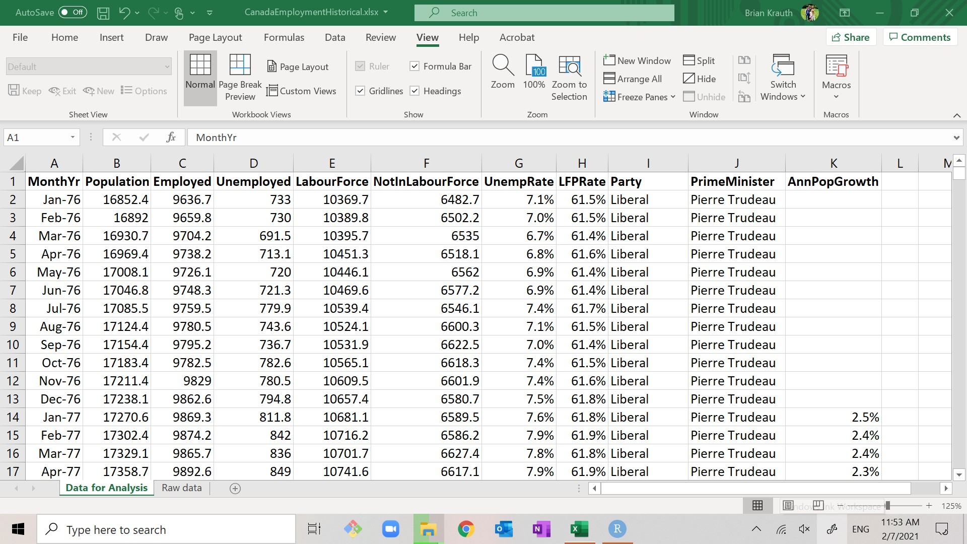 data analyst excel