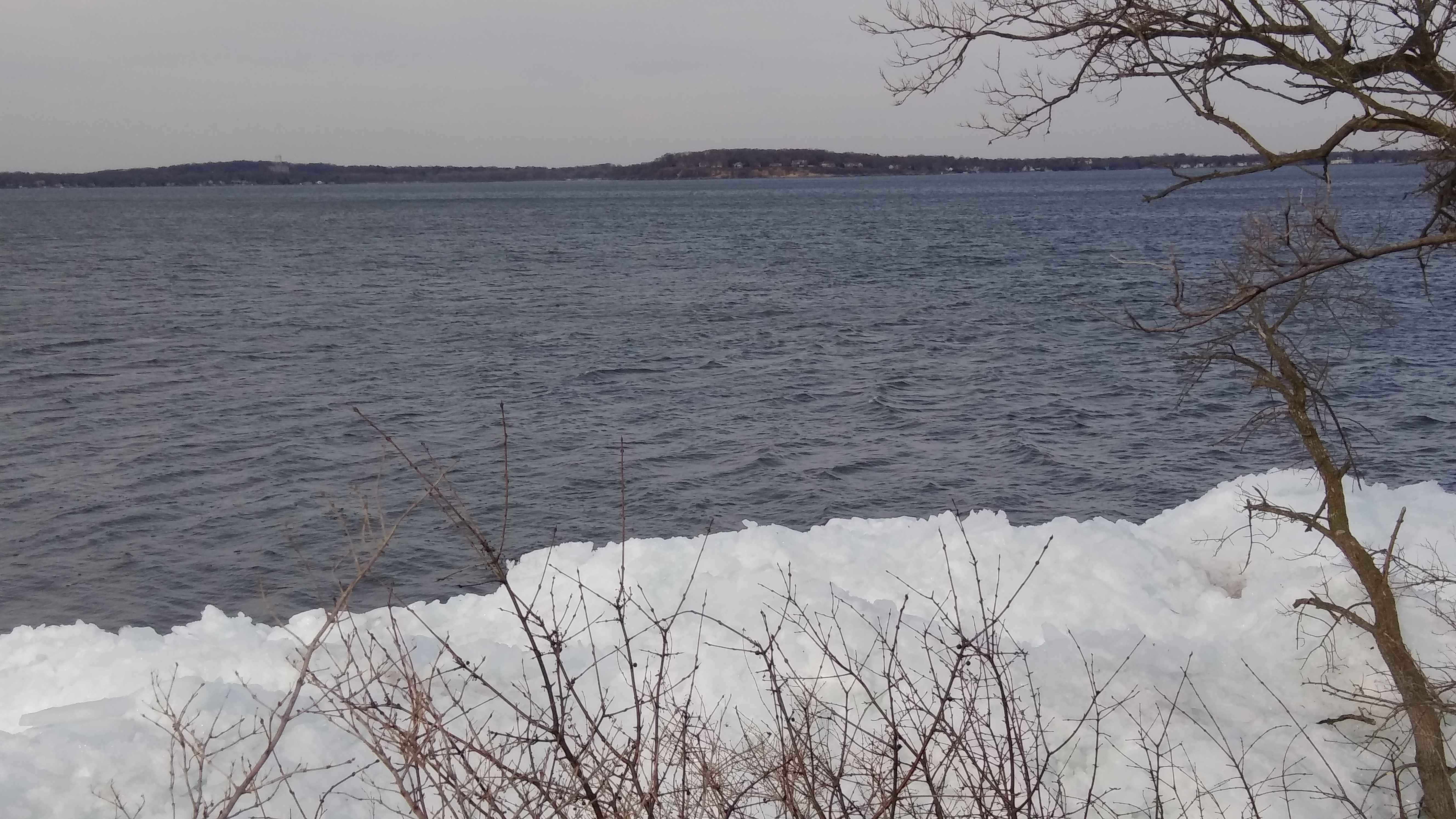 Maple Bluff from Picnic Point on March 21, 2021