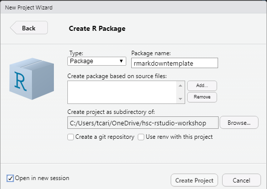 create r package tutorial