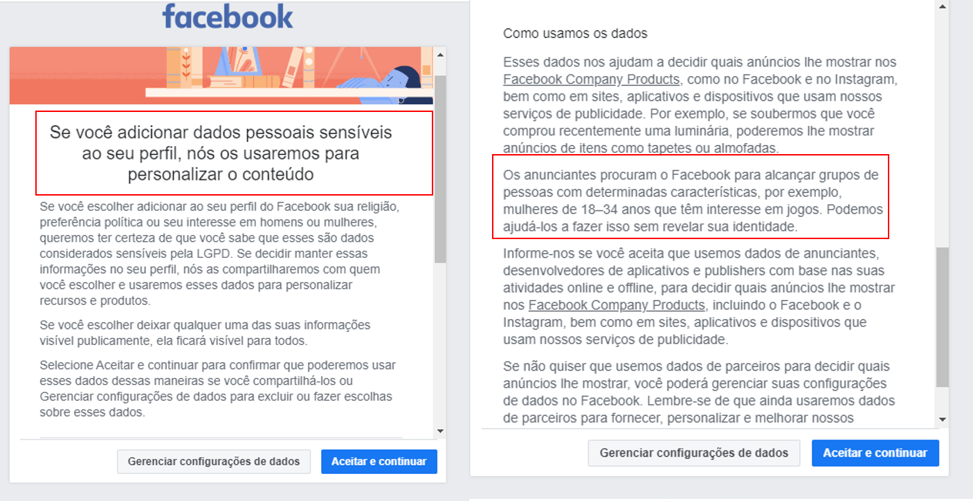 Notificação do Facebook