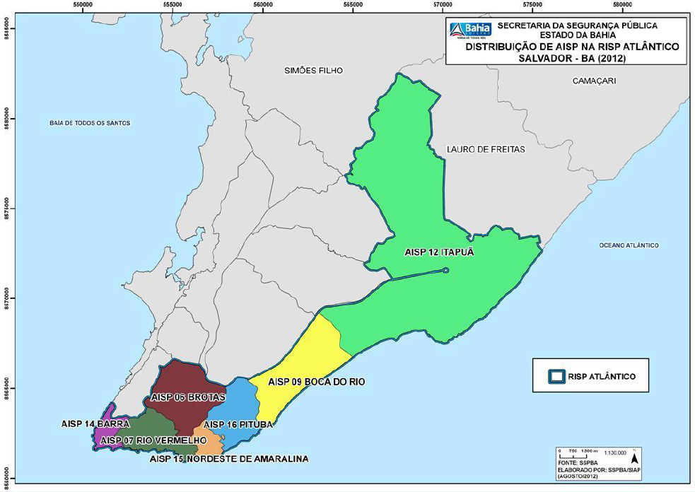 RISP Atlântico de Salvador realizado pela SSP