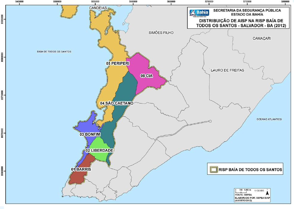 RISP Baía de Todos os Santos (BTS) de Salvador realizado pela SSP