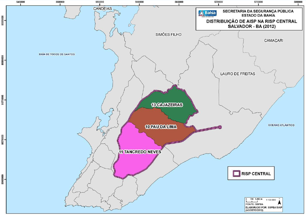 RISP Central de Salvador realizado pela SSP