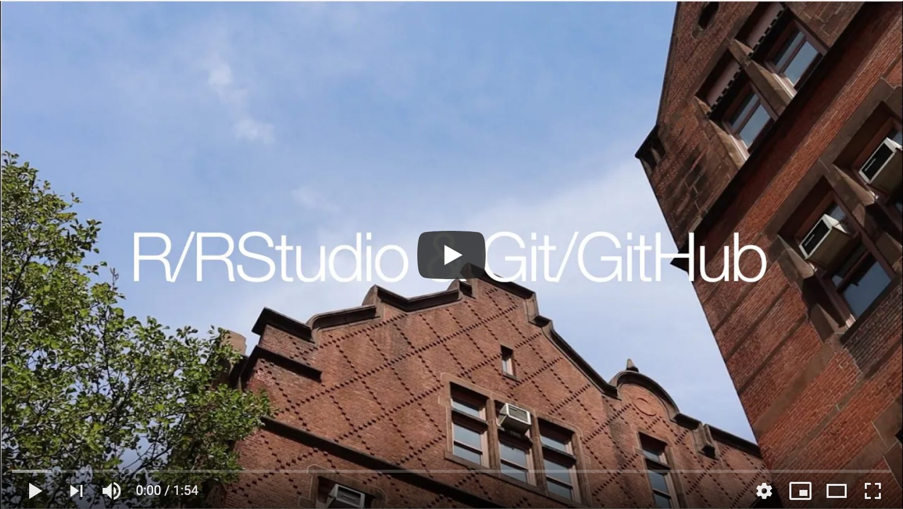 R/RStudio & Git/Github