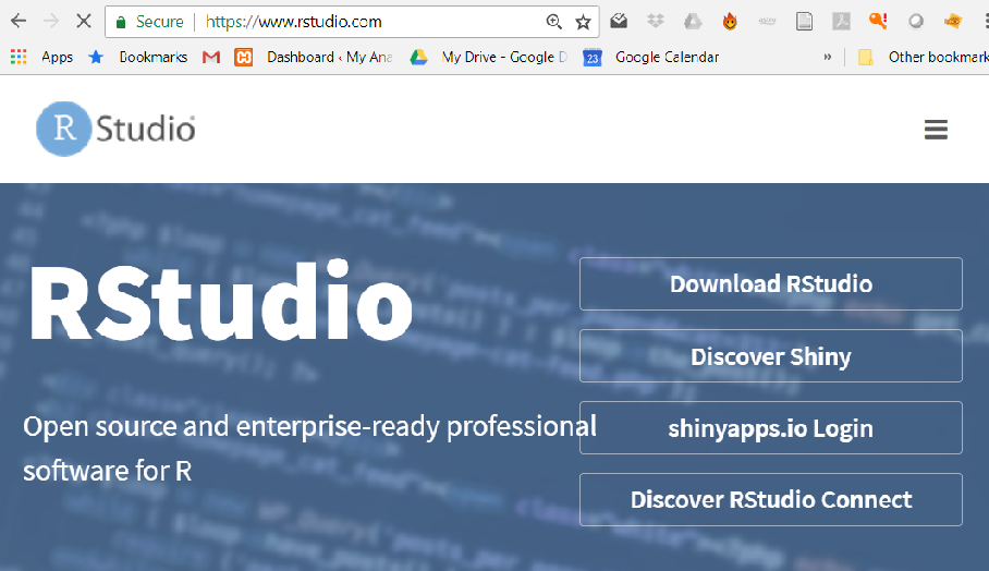 RStudio website