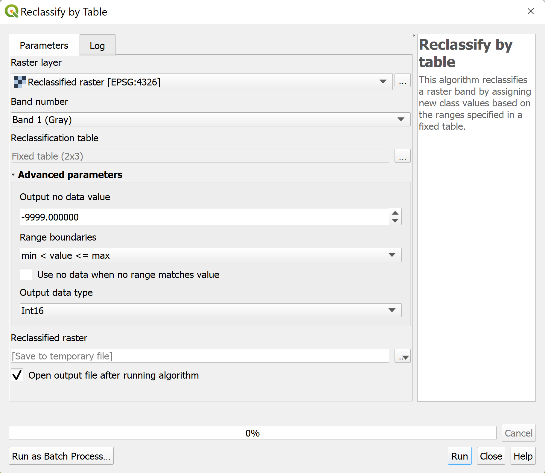 Advanced Parameters