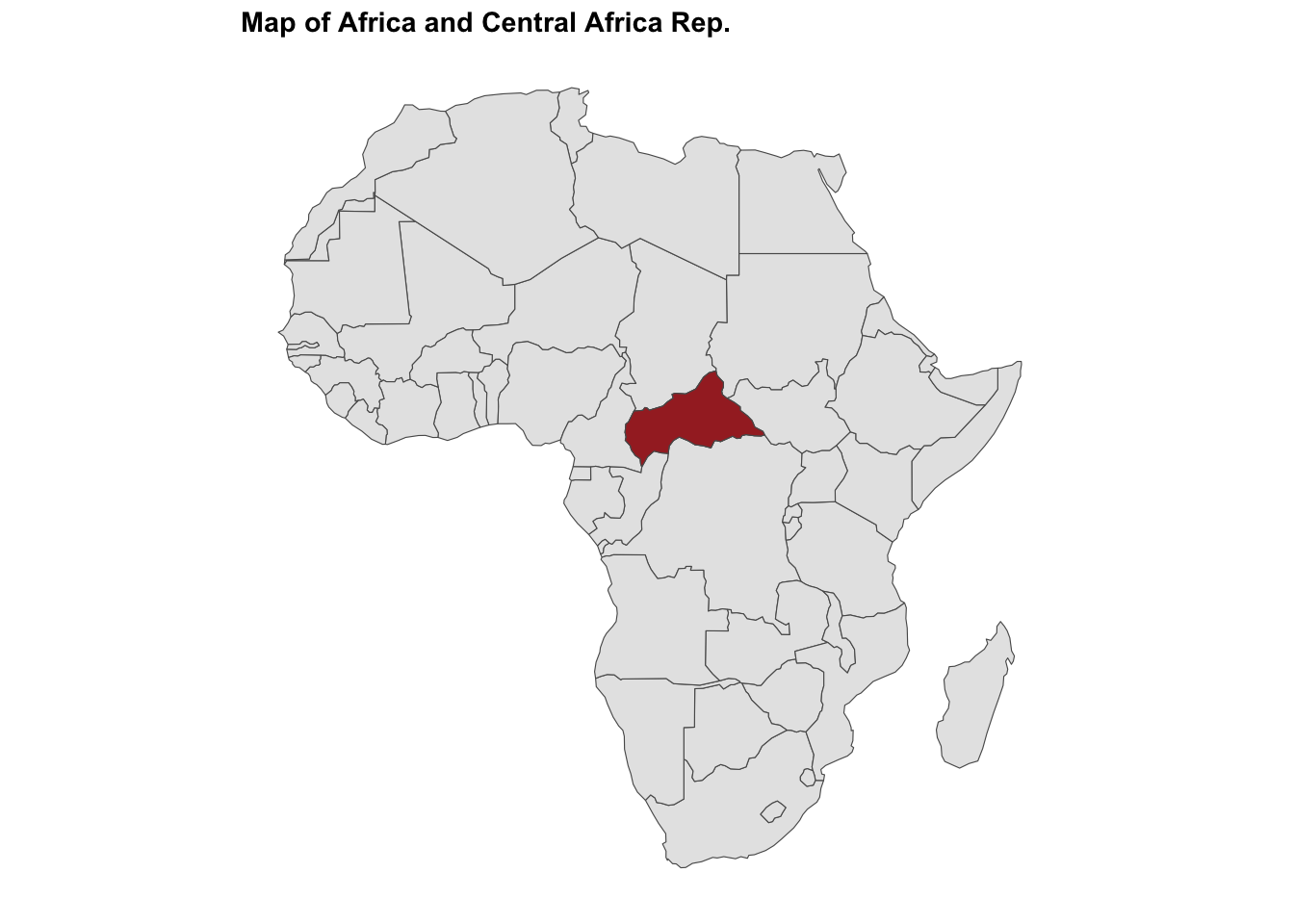 Map of Africa