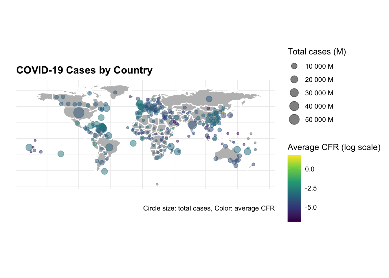 COVID-19 Cases by Country