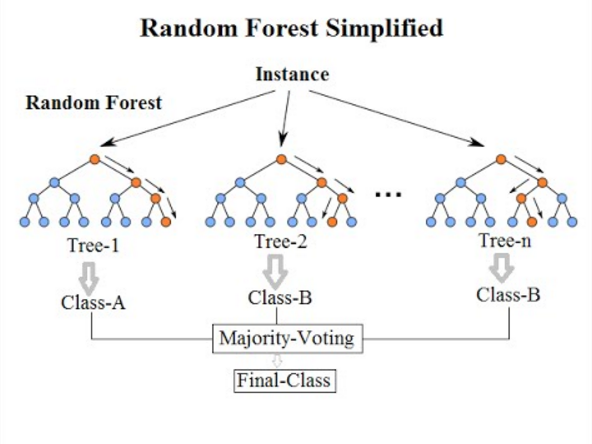 Example of the Random Forest.