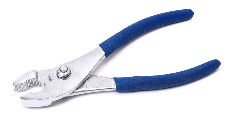 Pliers are tools for grasping things or tweaking them into new shapes. (Image by Evan-Amos, via Wikimedia Commons.)