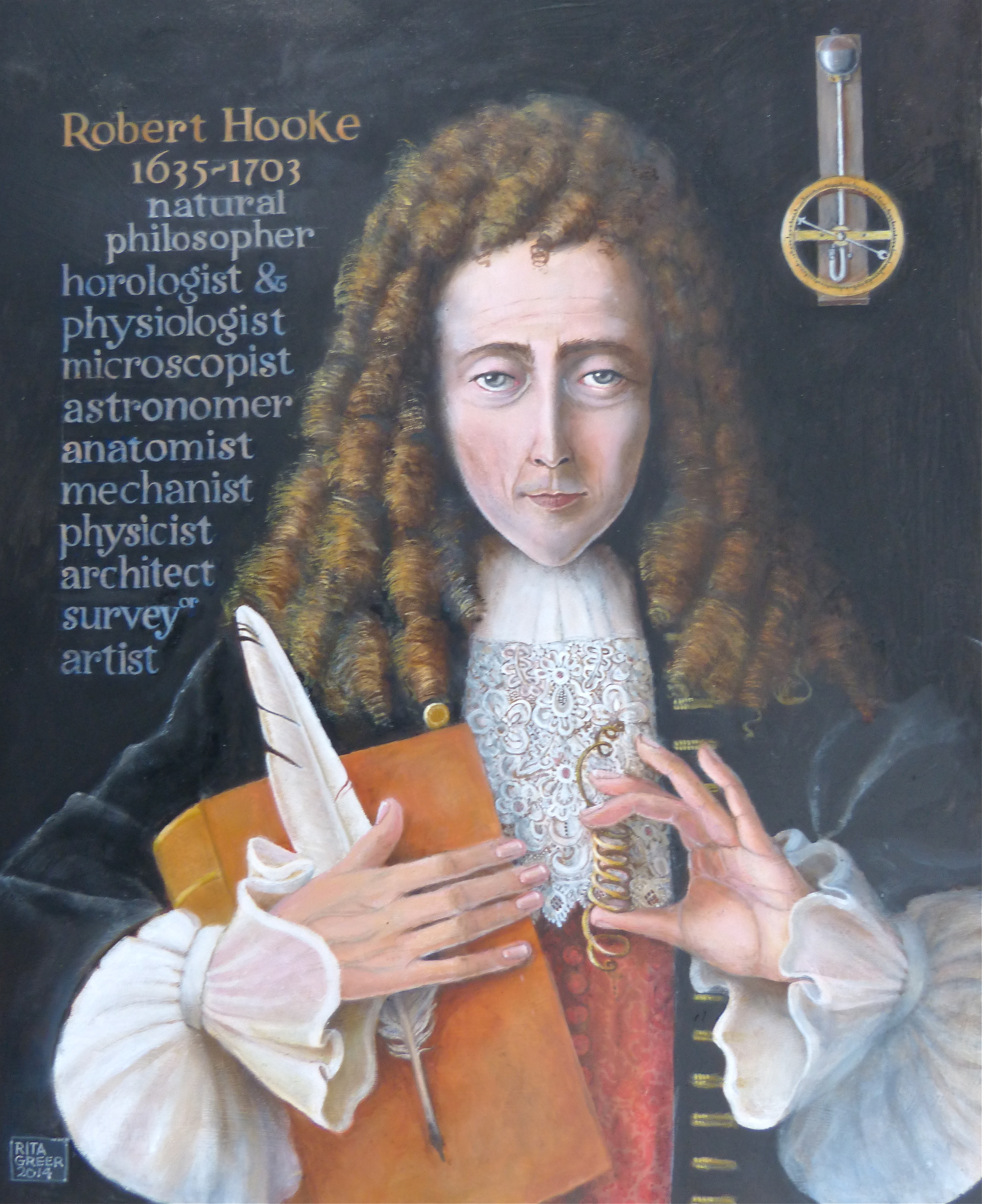 Retrato de Robert Hooke. Imagen disponible bajo licencia Creative Commons CC0.