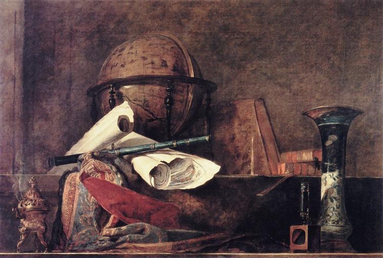 The Attributes of the Sciences (1731) Jean-Baptiste-Simeon Chardin