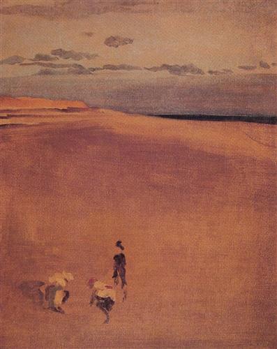 The Beach at Selsey Bill (1865) James McNeill Whistler