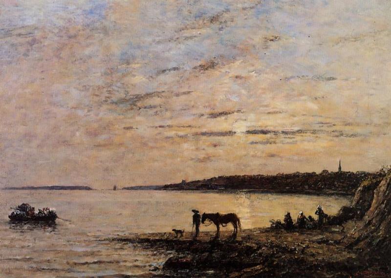 Brest, the Harbour (XIX cent.) Eugene Boudin