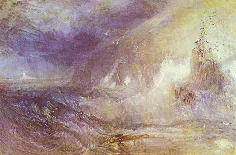 Longship Lighthouse, Lands End (1834-1835) J.M.W. Turner