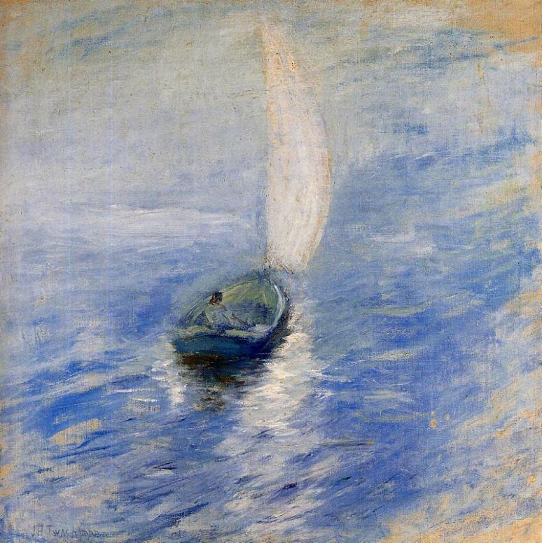 Sailing in the Mist (1895) John Henry Twachtman