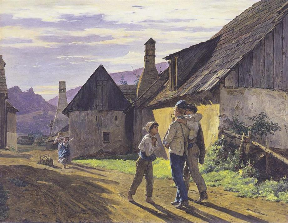 The Homecoming (1859) Ferdinand Georg Walsmüller