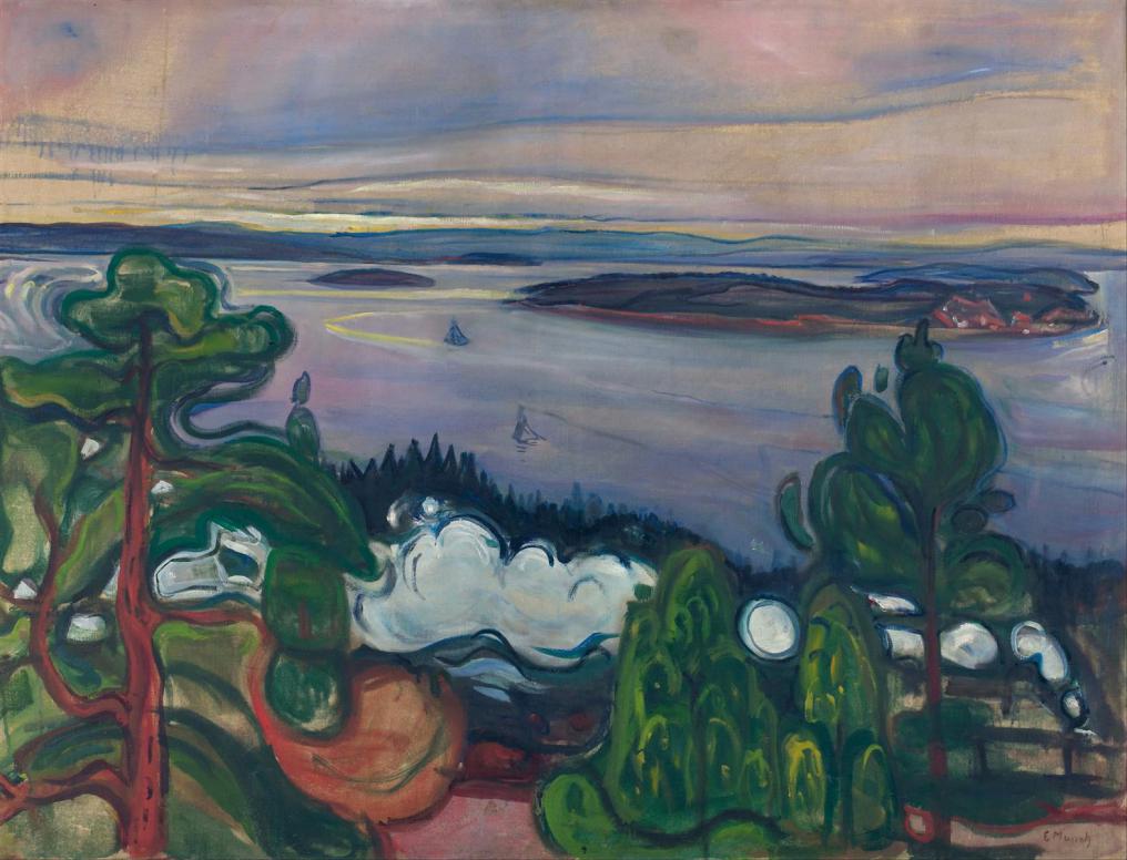 Train Smoke (1900) Edvard Munch