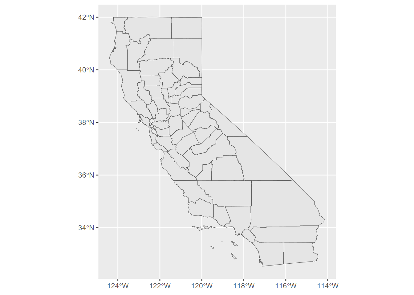 simple ggplot map