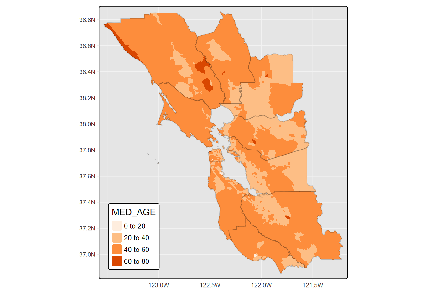 tmap fill colored by variable