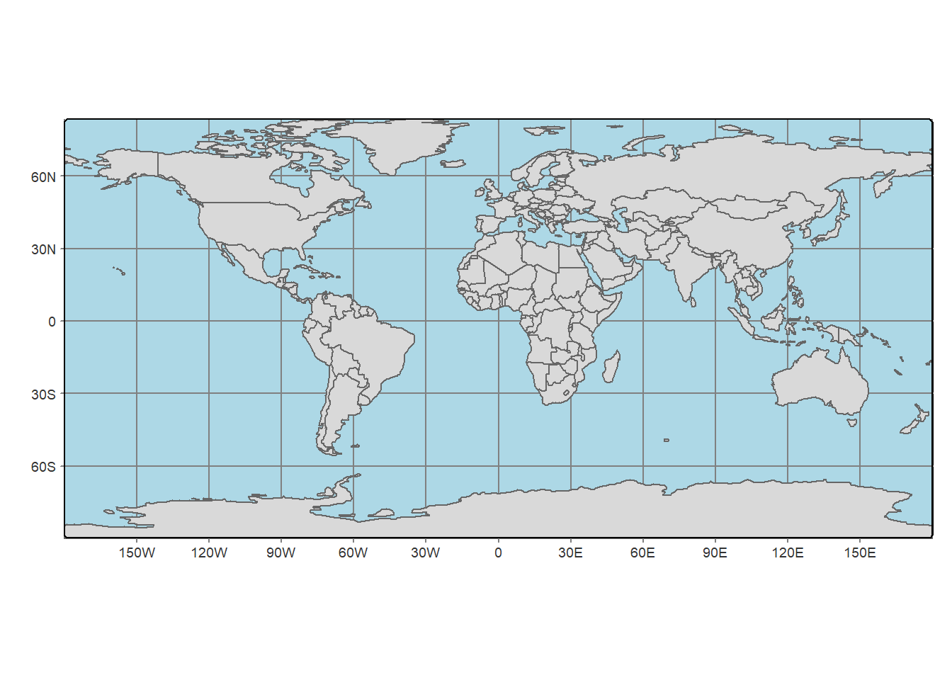 tmap of the world