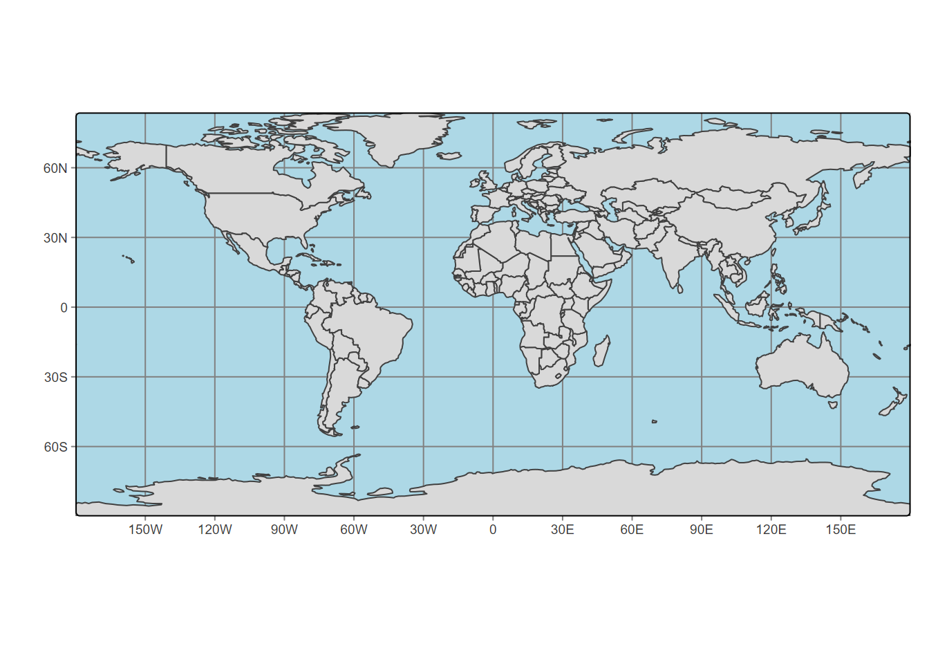 tmap of the world