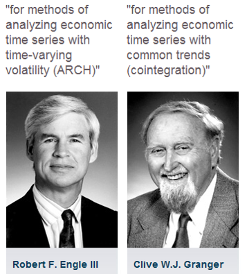 Nobel Prize winners in 2003 for their contribution in time-series econometrics