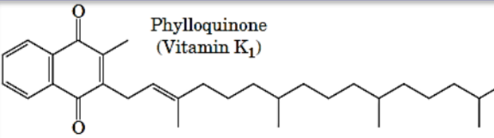 Structure of Vitamin K1