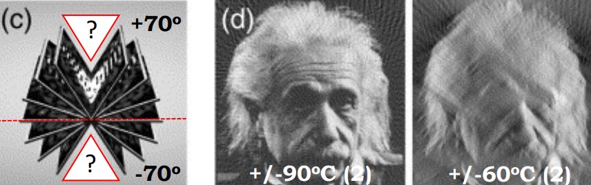 Illustration of the Missing Wedge Problem