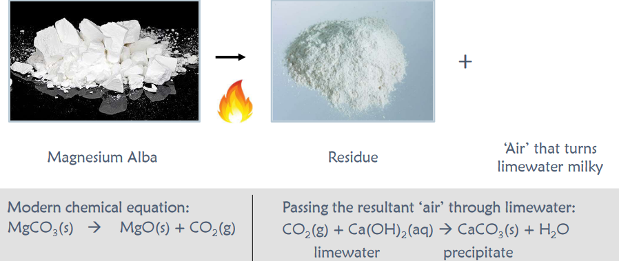 A Reaction of Magnesium Alba