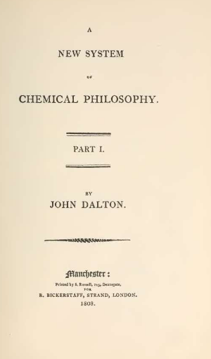 Dalton's *Atomic Theory*