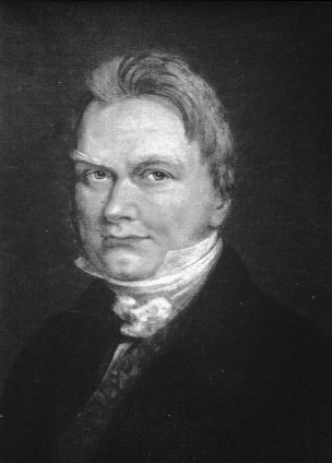 A Black-and-White Image of a Painting of Berzelius