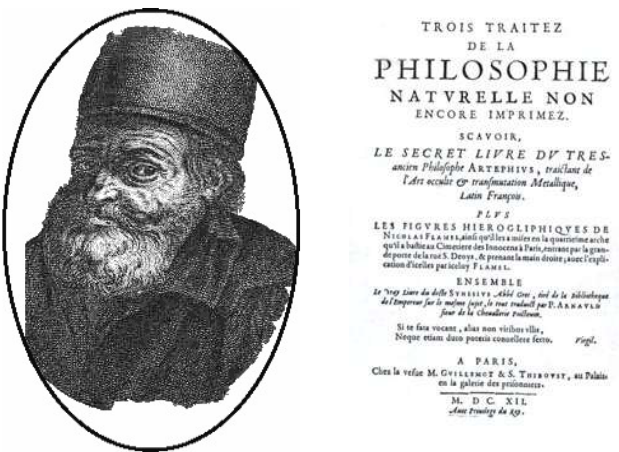 Nicolas Flamel and his Transcribed Book