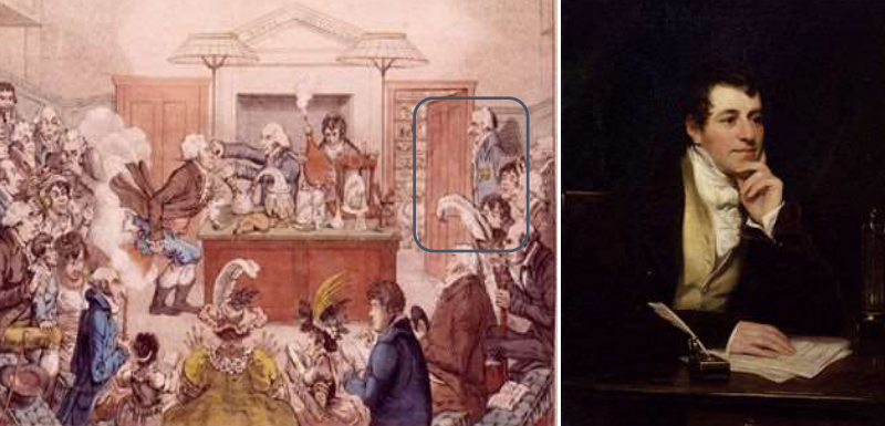 Two Artists' Rendition of Humphry Davy