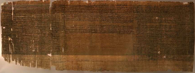 Snapshot of the Leyden Papyrus