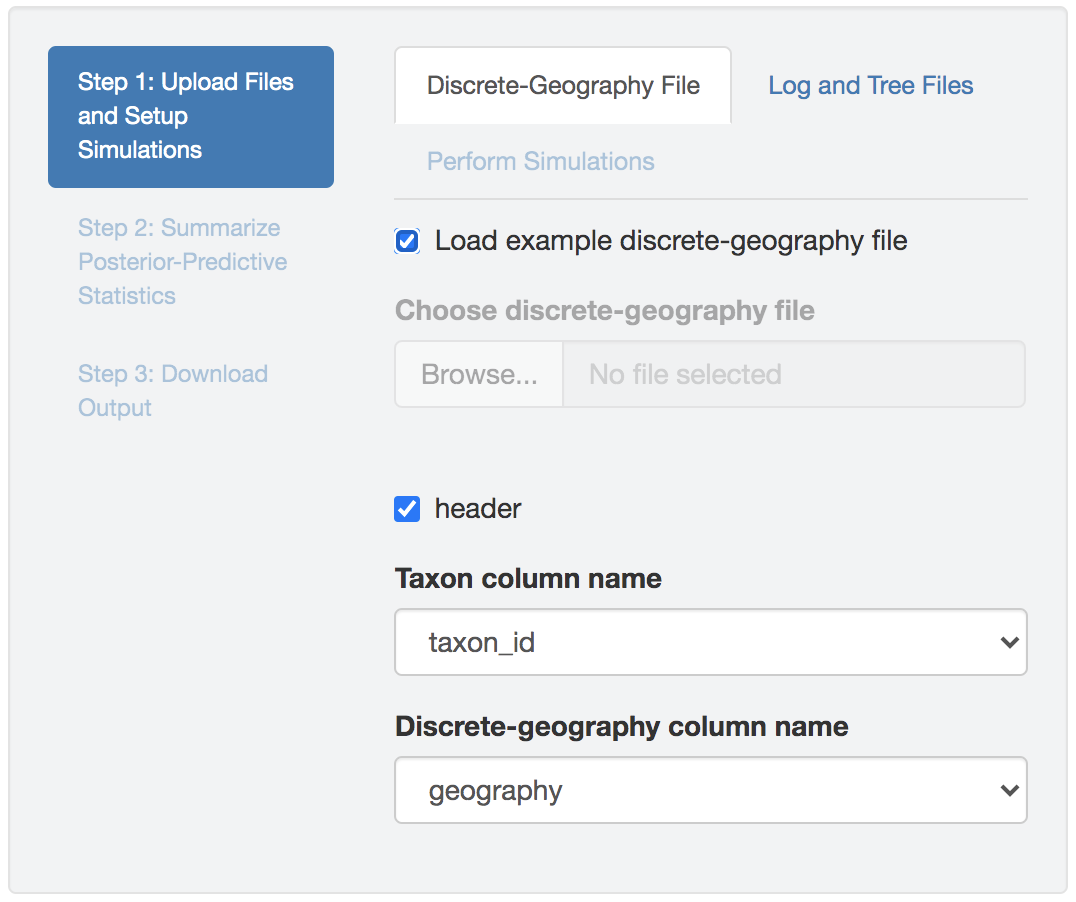 Import discrete-geographic data.