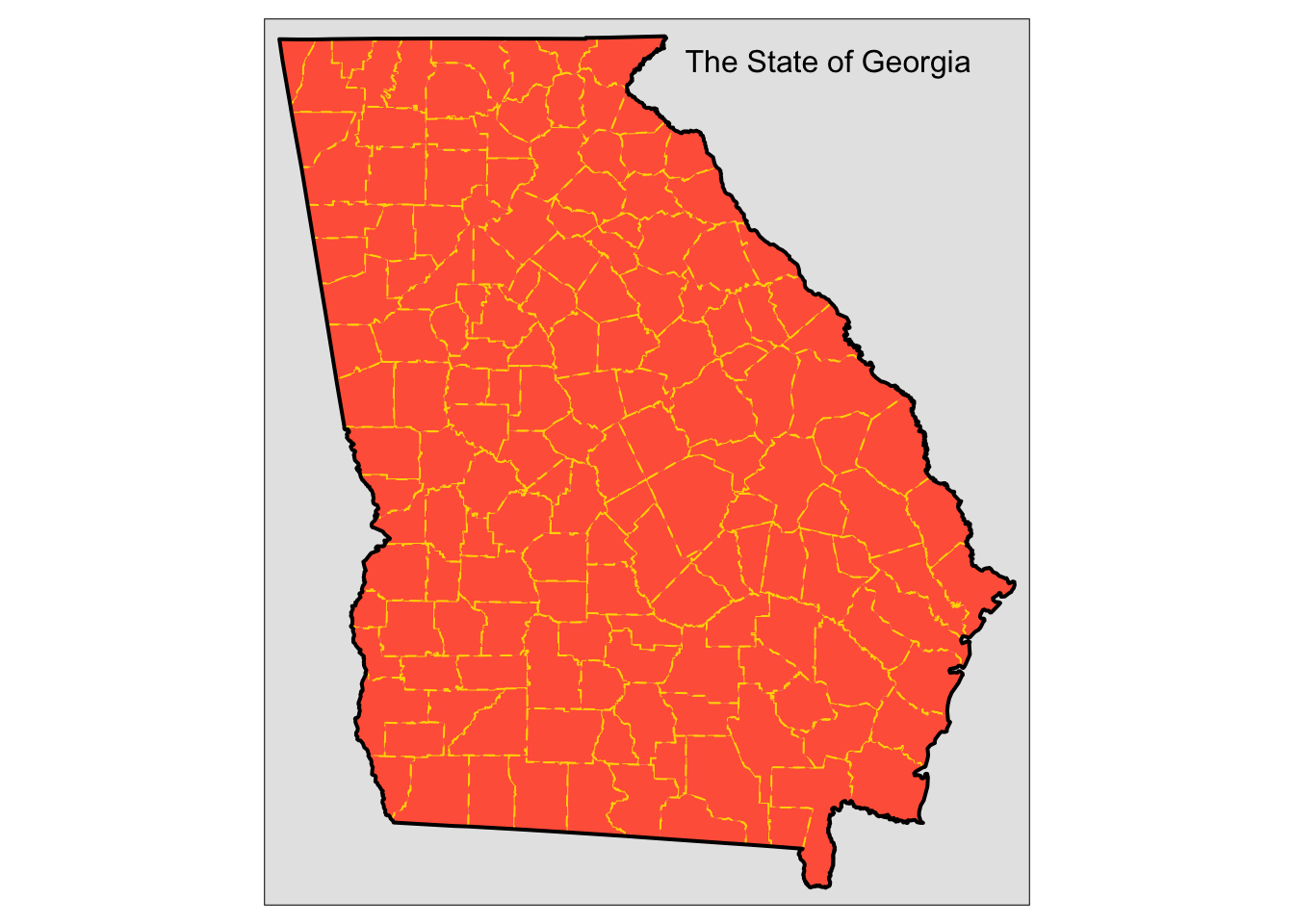 Counties in the state of Georgia