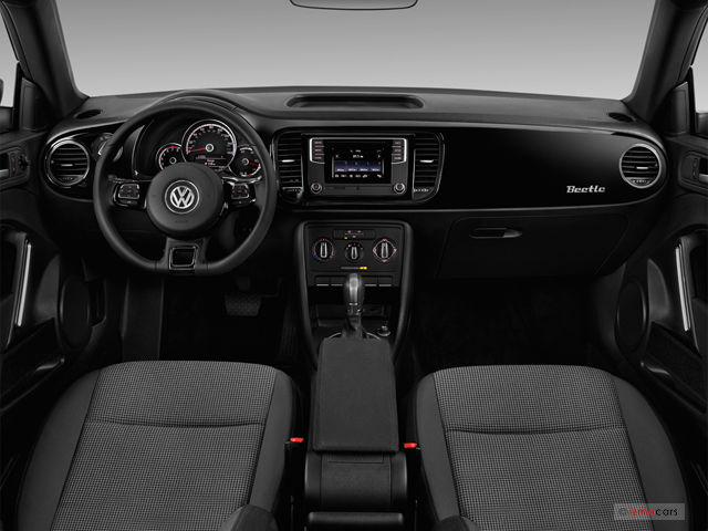 VW Beetle dashboard, black, c.2018