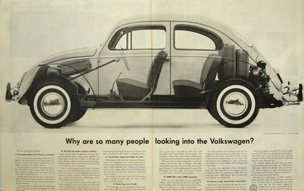 VW Beetle transparent