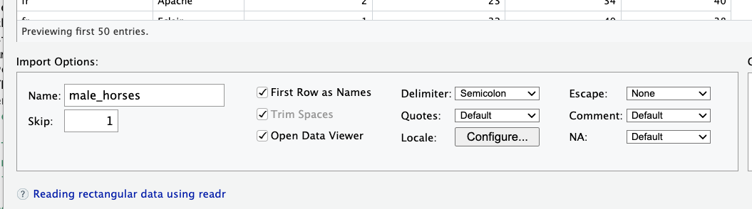 Every dataset is a little different, so you'll have to learn to play around with different options.