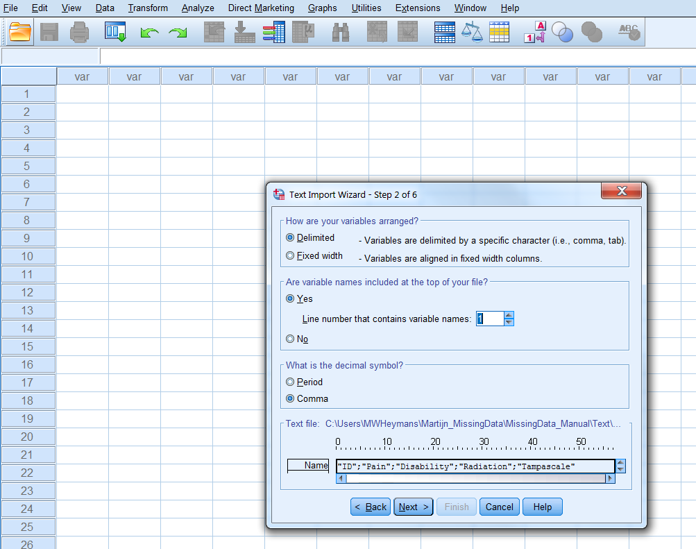 Chapter1 Working with SPSS and R Book MI.knit