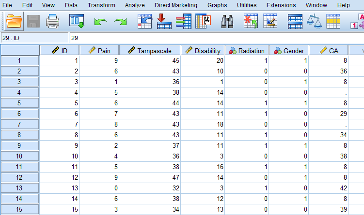 spss code for not equal to