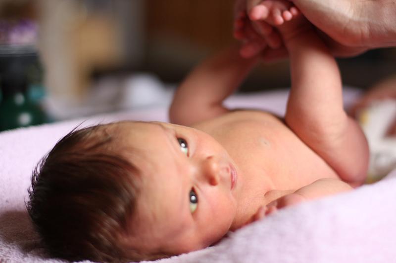 An infant getting their diaper changed.^[[Image](https://www.flickr.com/photos/brooklyn_skinny/2595442952) by [Kevin Phillips](https://www.flickr.com/photos/brooklyn_skinny/) is licensed under [CC BY 2.0](https://creativecommons.org/licenses/by/2.0/)]