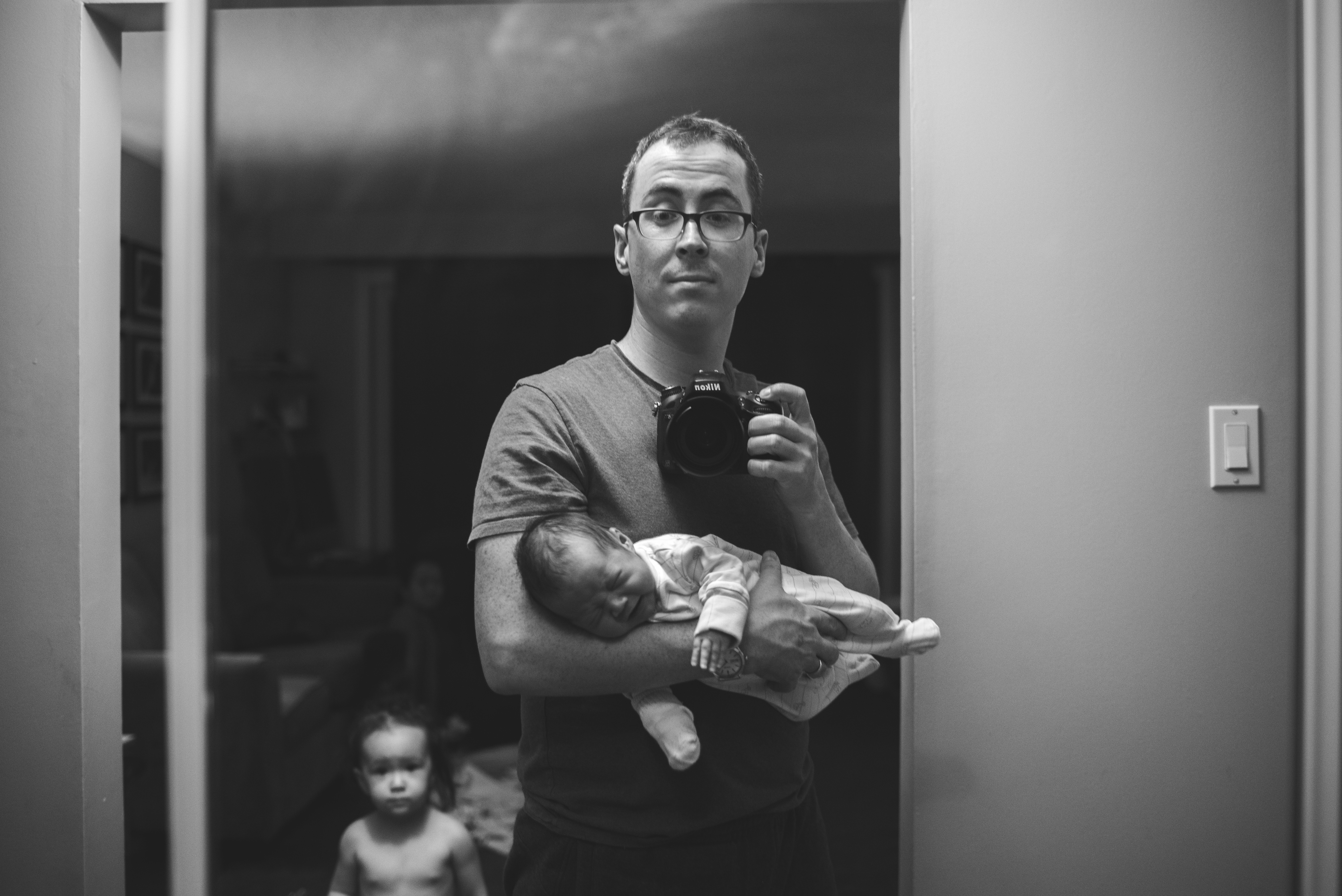 A father holding a crying infant.^[[Image](https://www.flickr.com/photos/david_martin_foto/23988232984/in/photostream/) by [David D](https://www.flickr.com/photos/david_martin_foto/) is licensed under [CC BY 2.0](https://creativecommons.org/licenses/by/2.0/)]