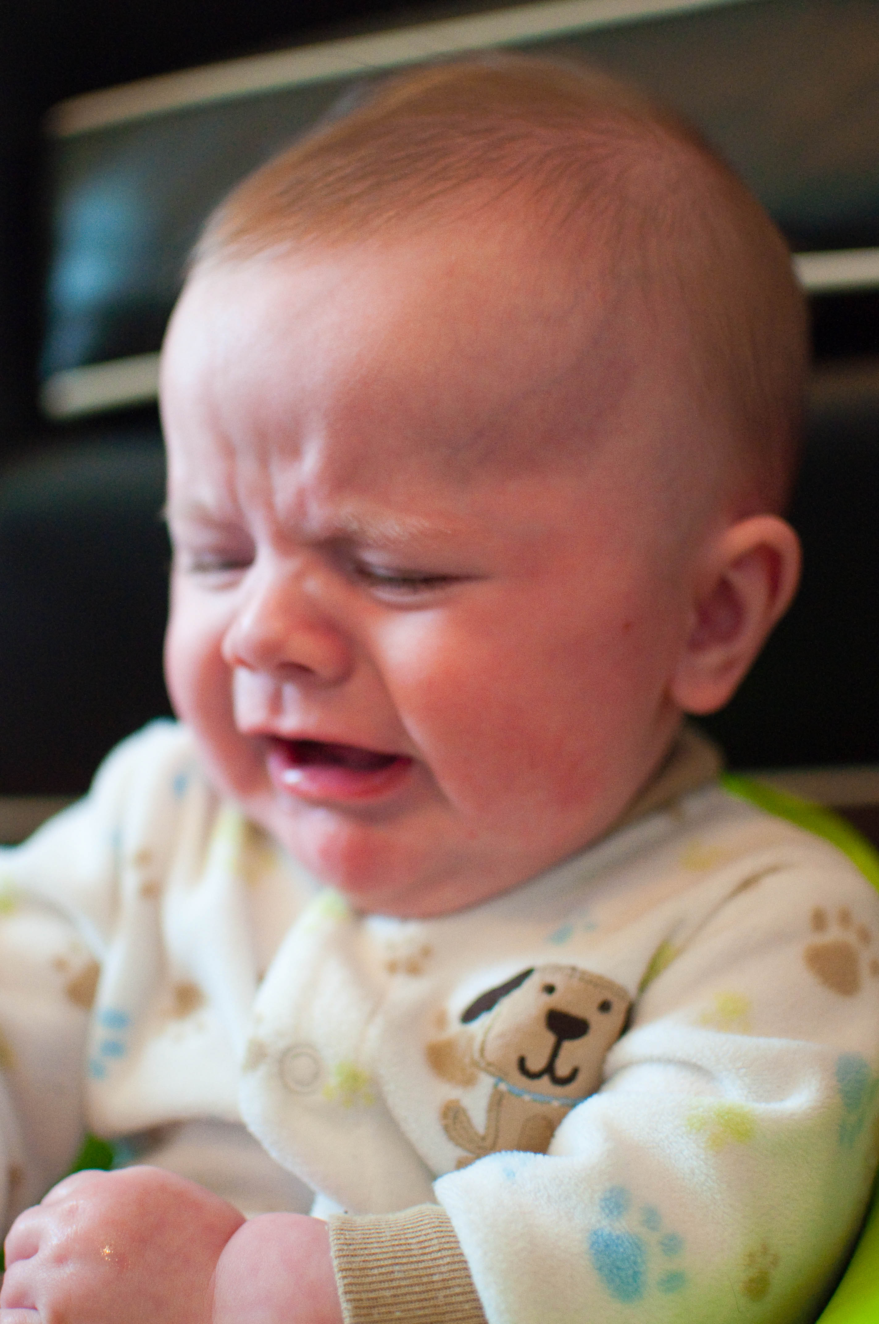 An infant making a sad facial expression.^[[Image](https://www.flickr.com/photos/acheron0/5340364246) by [acheron0](https://www.flickr.com/photos/acheron0/) is licensed under [CC BY 2.0](https://creativecommons.org/licenses/by/2.0/)]